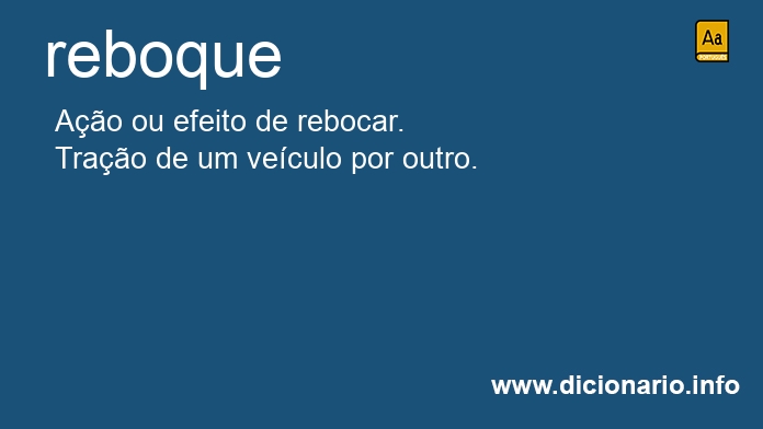 Significado de reboque