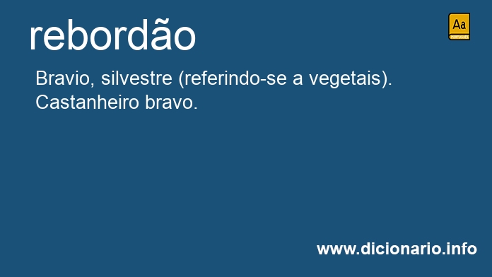 Significado de rebordo