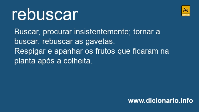 Significado de rebuscam