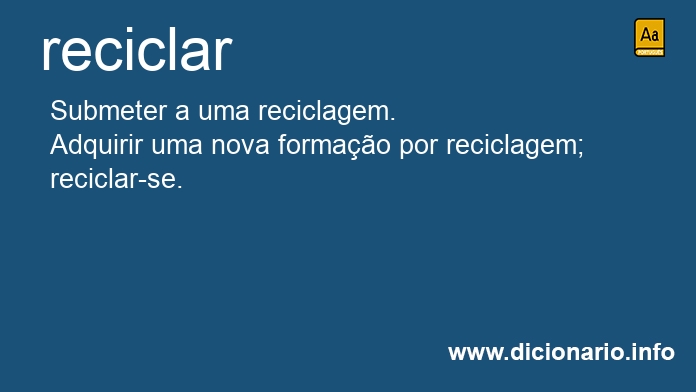 Significado de reciclado
