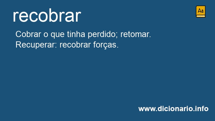 Significado de recobrado