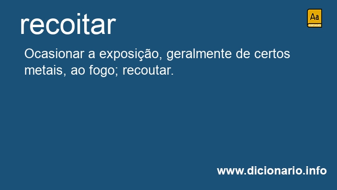 Significado de recoitar