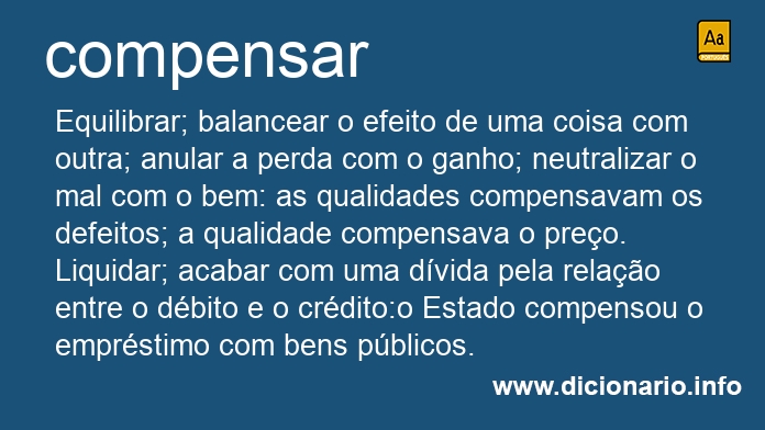 Significado de recompensatrio