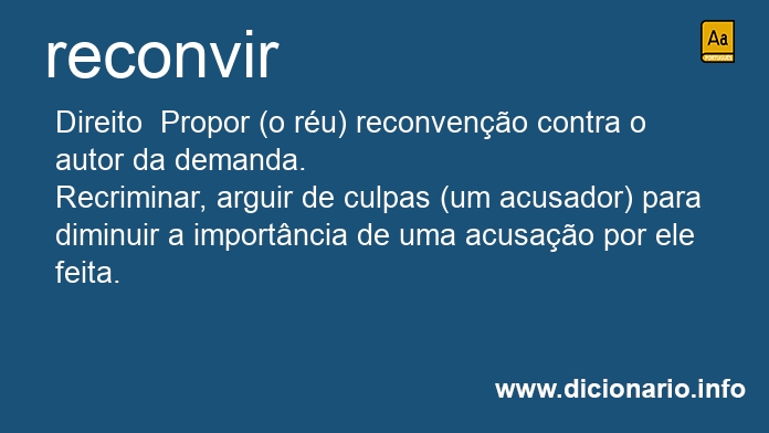 Significado de reconvm