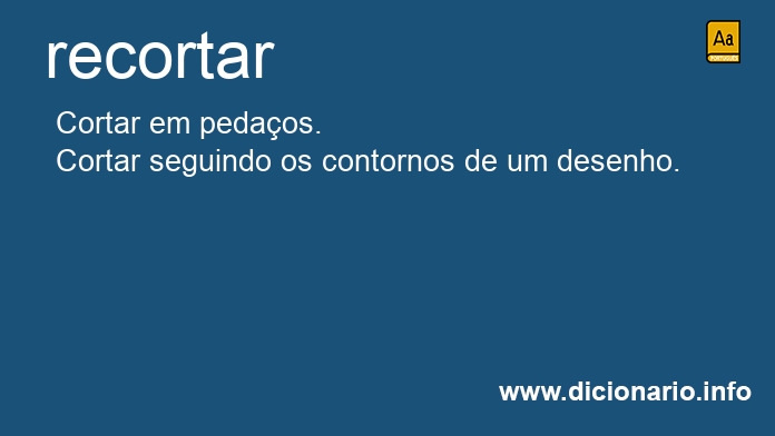 Significado de recortar