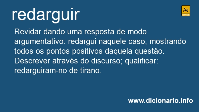 Significado de redarguamos