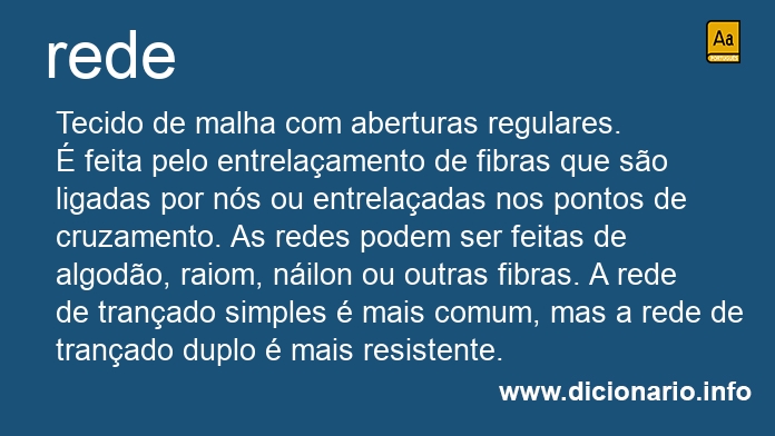 Significado de rede