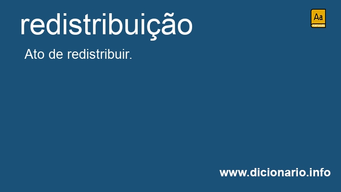 Significado de redistribuio