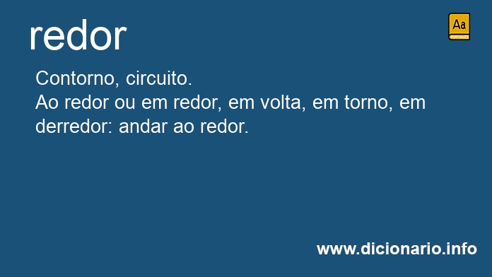 Significado de redor