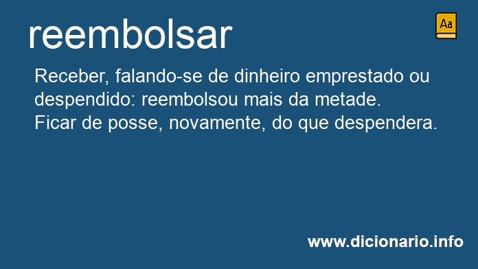 Significado de reembolses