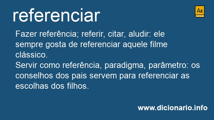 Significado de referencia