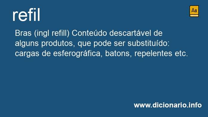 Significado de refil