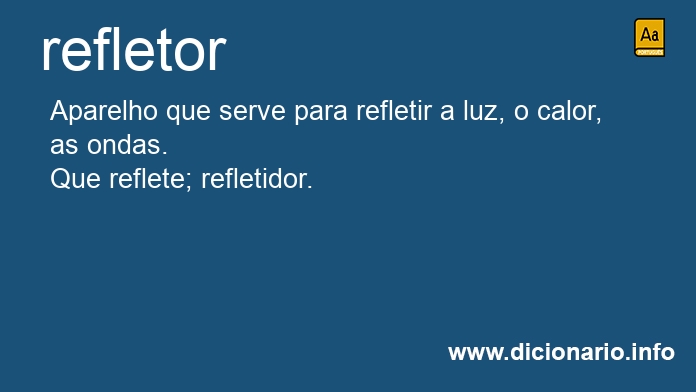 Significado de refletor