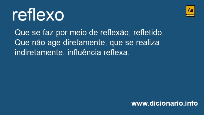 Significado de reflexo