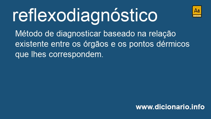 Significado de reflexodiagnstico