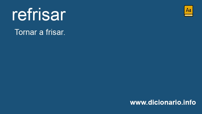 Significado de refriso
