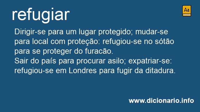 Significado de refugiai