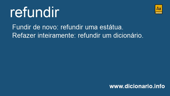 Significado de refundes