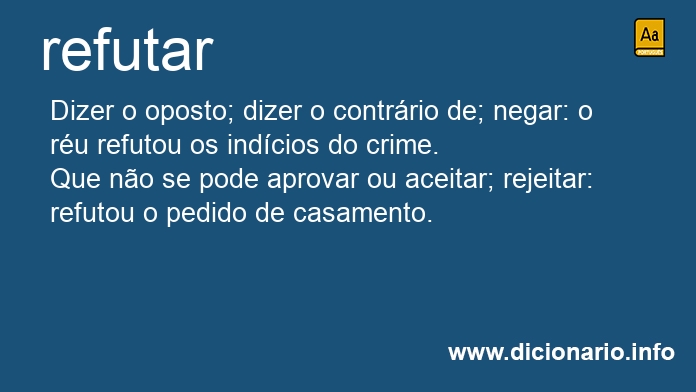 Significado de refutais