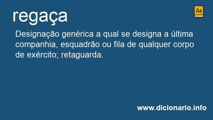 Significado de regaa