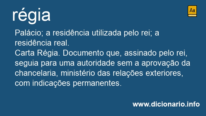 Significado de rgias