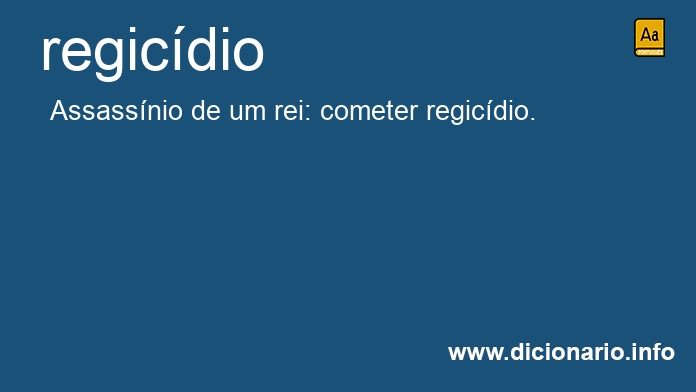 Significado de regicdio