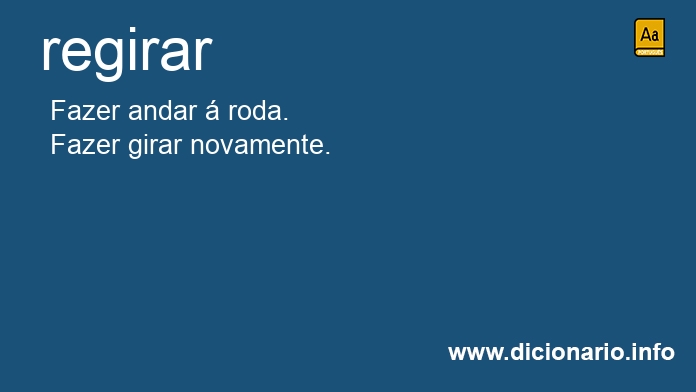 Significado de regiramos