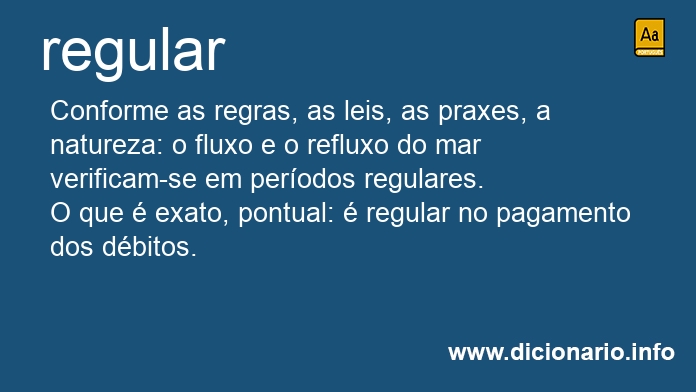 Significado de regularam