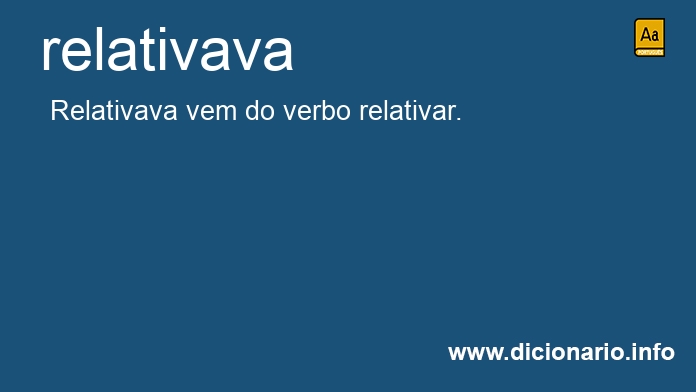 Significado de relativava