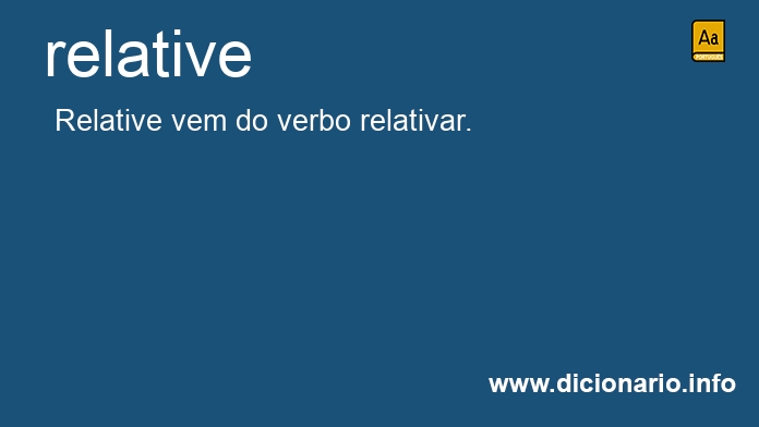 Significado de relative