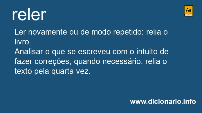 Significado de reledes