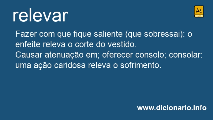 Significado de relevaram