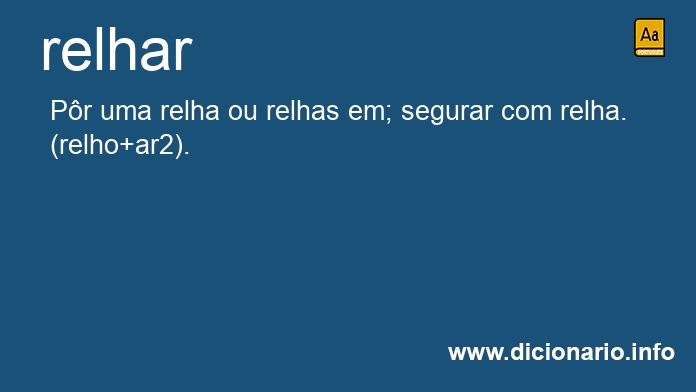 Significado de relham