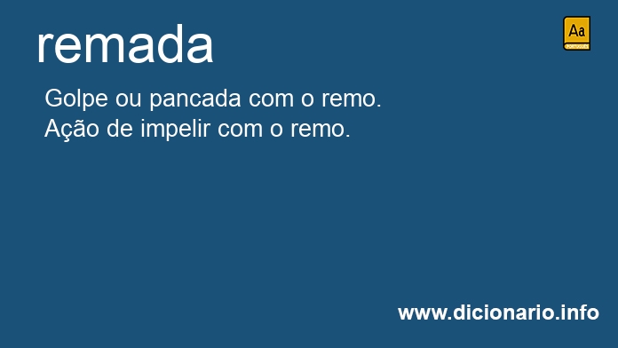 Significado de remadas