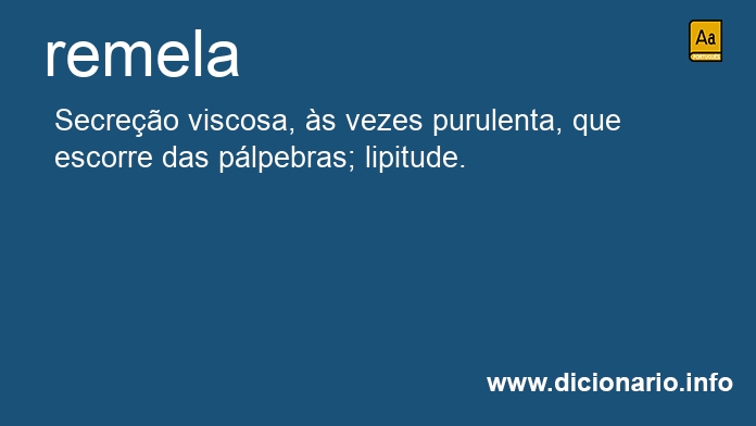Significado de remela
