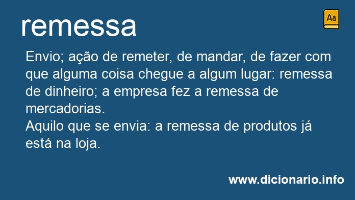 Significado de remessa