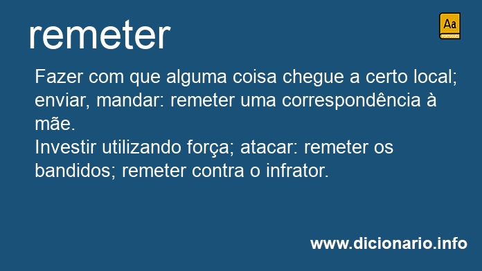 Significado de remeter