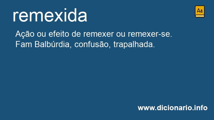 Significado de remexida