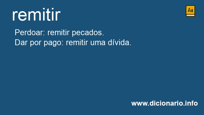 Significado de remitiste