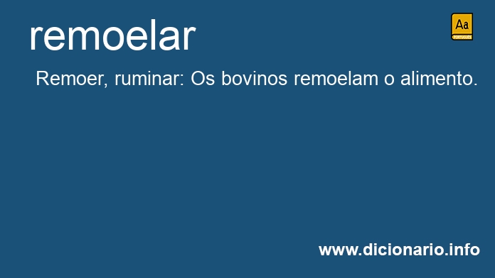 Significado de remoelar