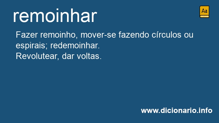 Significado de remoinhado