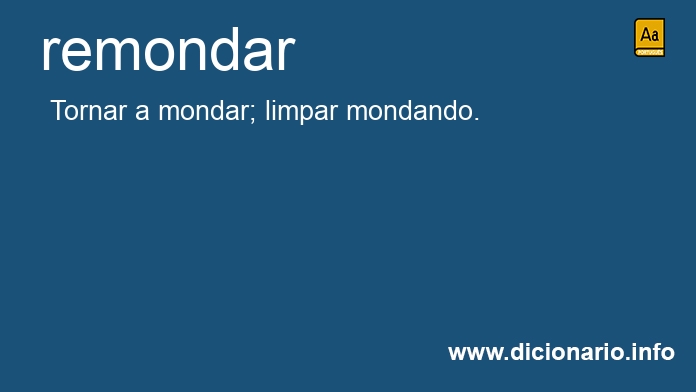 Significado de remondaram