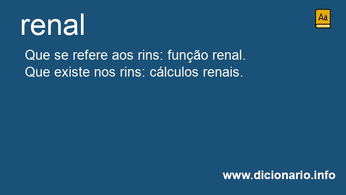 Significado de renal