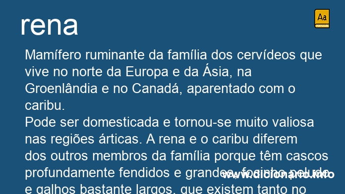 Significado de renas