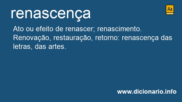 Significado de renascena