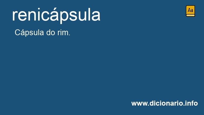 Significado de renicpsula