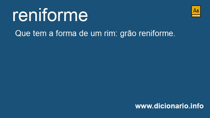 Significado de reniformes