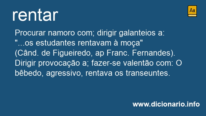 Significado de rentar