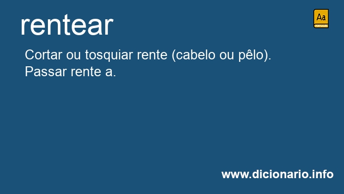 Significado de rentear