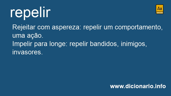 Significado de repelireis